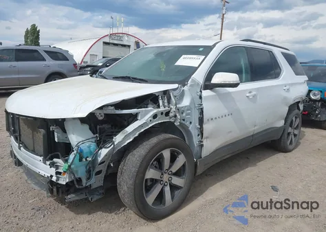 2021 Chevrolet Traverse Awd Lt Leather из США, поврежденный, VIN 1GNEVHKW1MJ213554